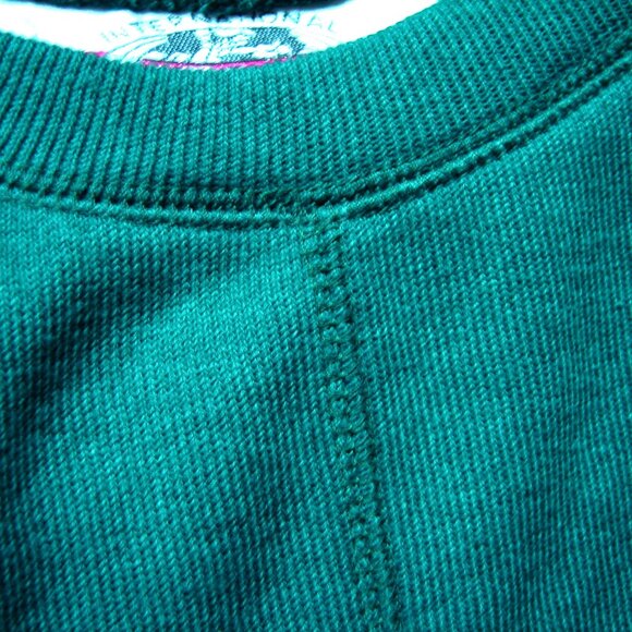 Oversized Knit Tunic TOP, Plus Size 3X, International Sportswear, Green 80's - Picture 6 of 6